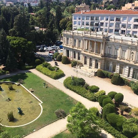 Superbe Appartement 3 Pieces Vue Mer Dans Une Residence Arboree 5 Min De La Mer Nice Exteriör bild